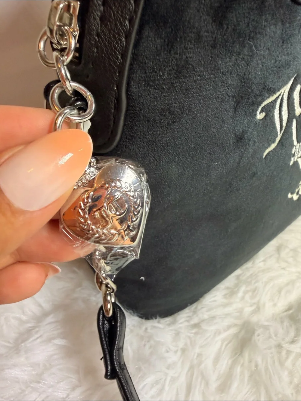 Juicy Couture black velvet